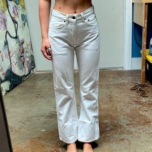 Vintage White Levi’s Flare Jeans
